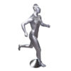 maniqui deportivo hombre corriendo gris aluminio
