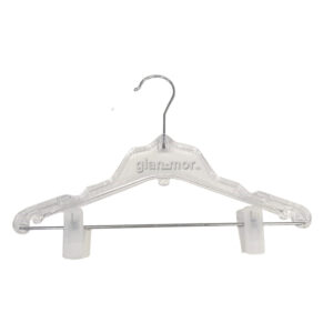 percha acrilico mediana 22 cm con broche