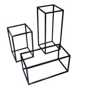 Pack cubos metalicos x 3
