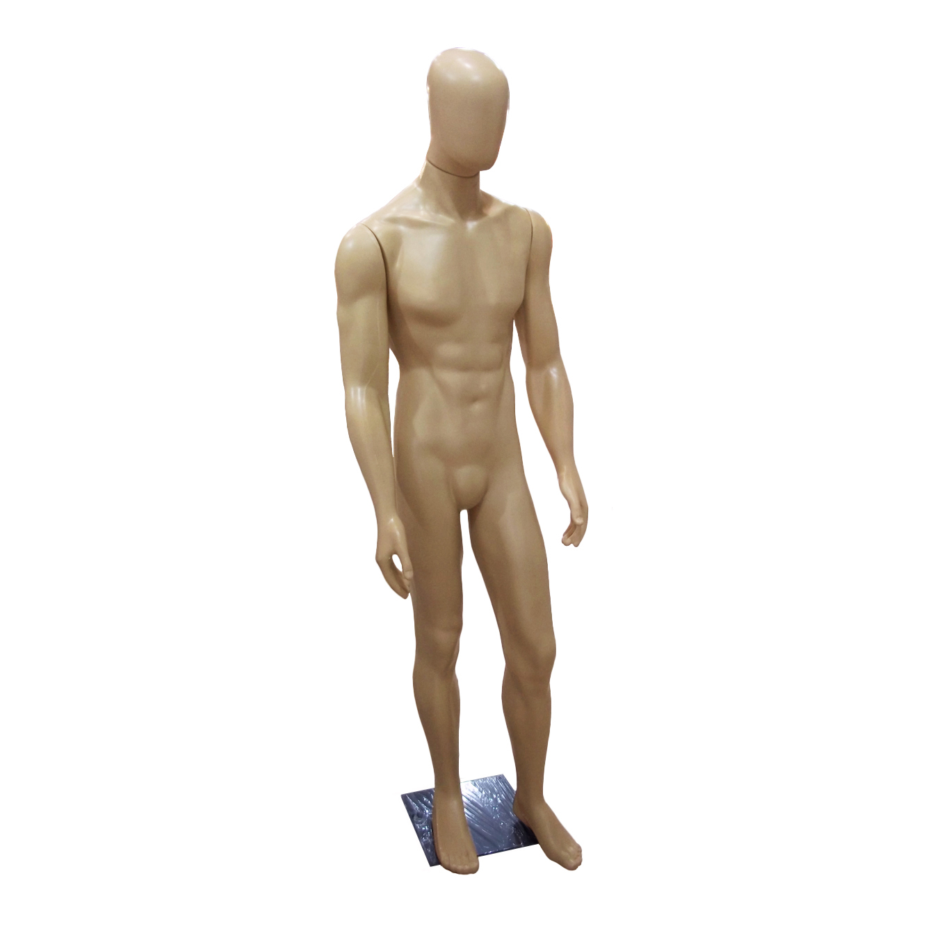 maniqui hombre plastico facetado