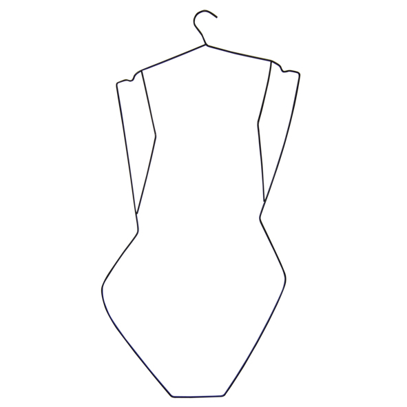 Percha malla con busto