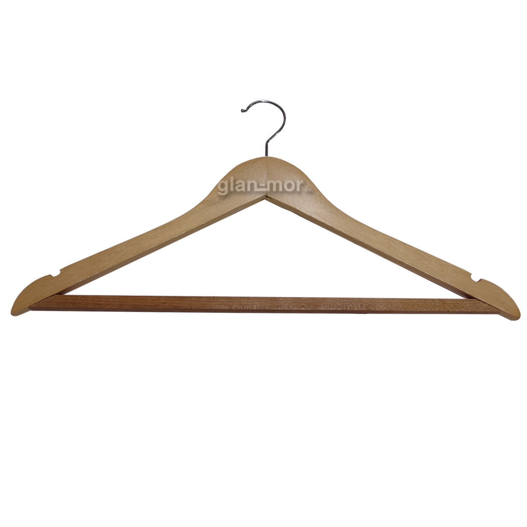 percha madera lustrada antideslizante