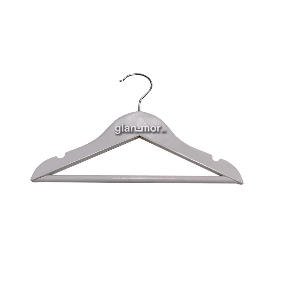 percha madera blanca niño
