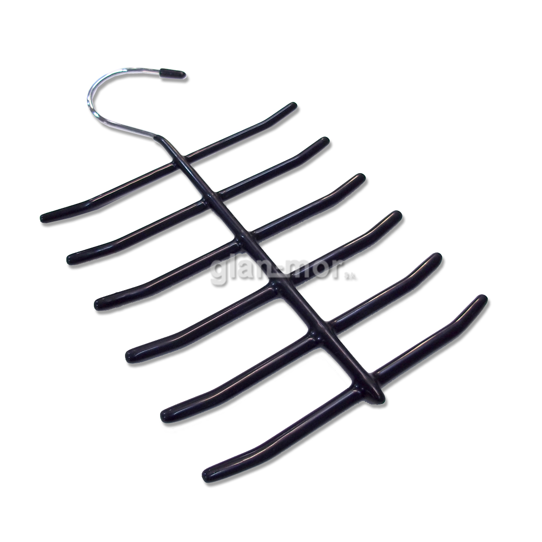 percha de metal para corbatas con antideslizante