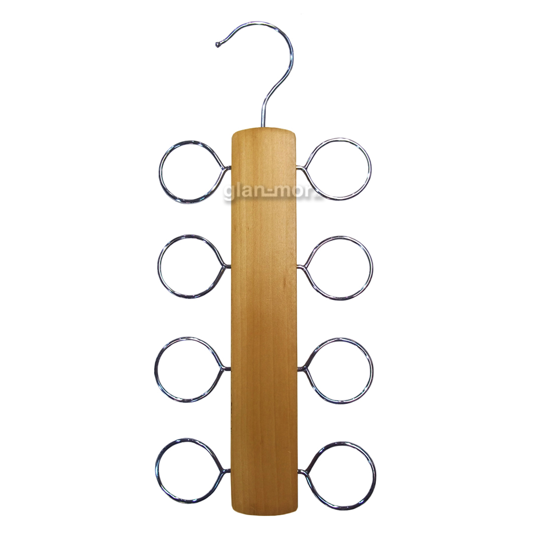 Percha Madera Aritos
