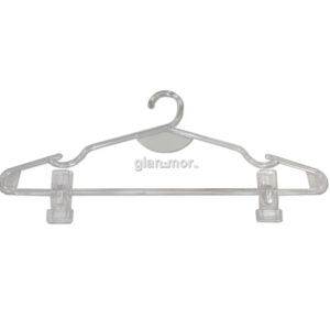 percha de acrílico con broche